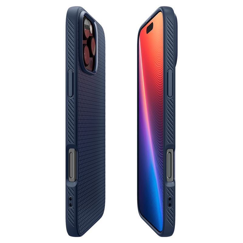 Spigen Liquid Air, navy blue - iPhone 16 Pro Max