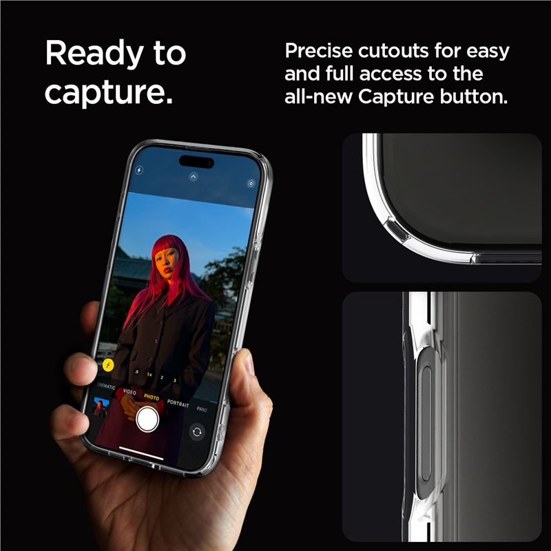 Spigen Ultra Hybrid, crystal clear - iPhone 16 Pro Max