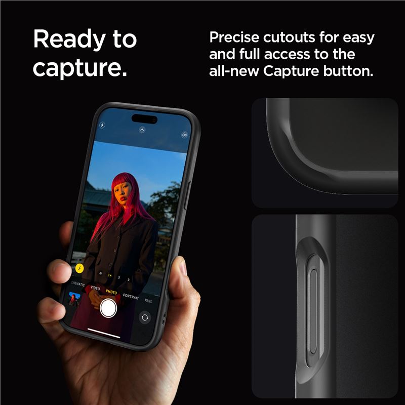 Spigen Ultra Hybrid, frost black - iPhone 16 Pro Max