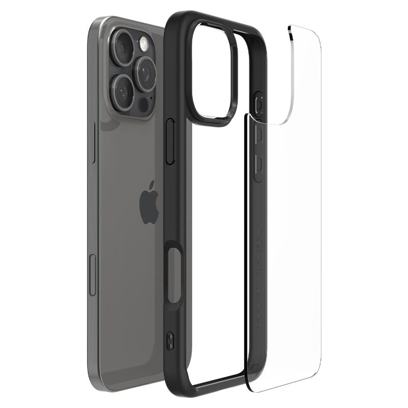 Spigen Ultra Hybrid, matte black - iPhone 16 Pro Max