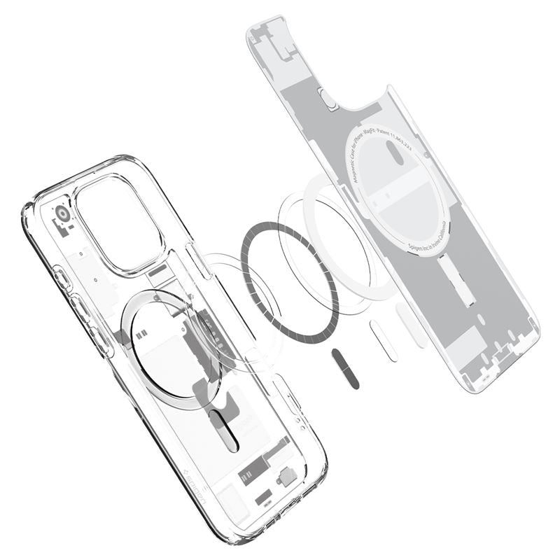 Spigen Ultra Hybrid MagSafe, zero one white - iPhone 16 Pro Max