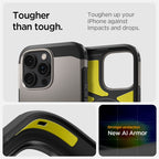 Spigen Tough Armor MagSafe, gunmetal - iPhone 16 Pro Max