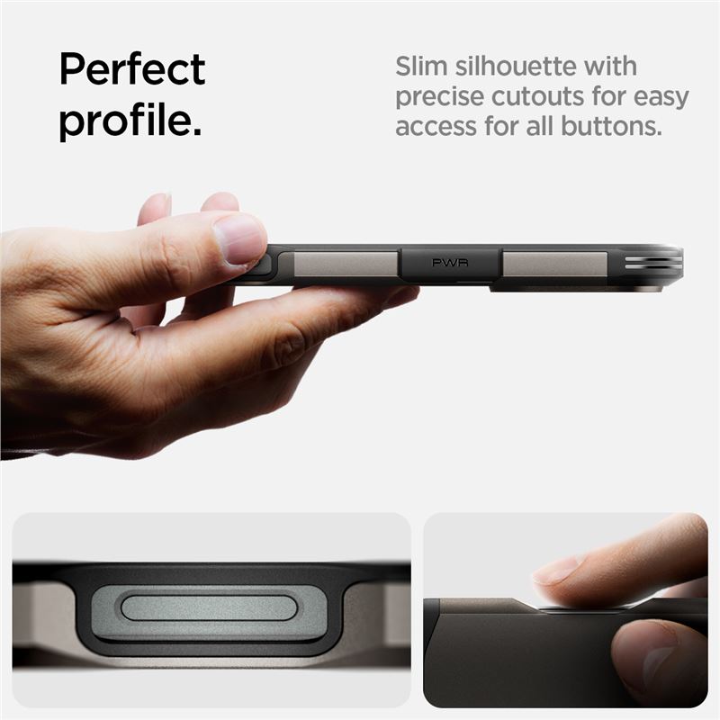 Spigen Tough Armor MagSafe, gunmetal - iPhone 16 Pro Max