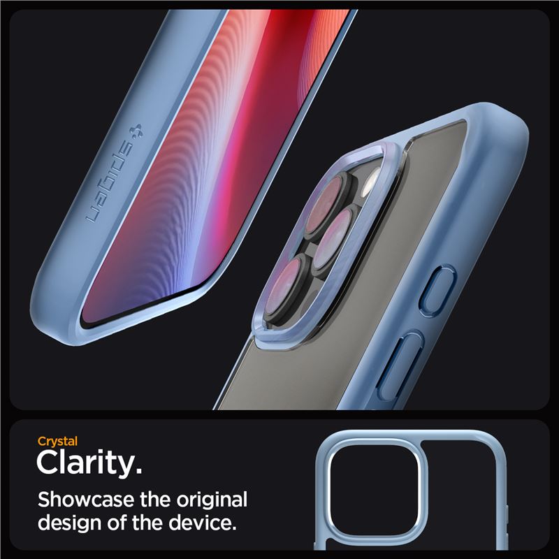 Spigen Crystal Hybrid, sierra blue - iPhone 16 Pro Max