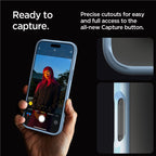 Spigen Crystal Hybrid, sierra blue - iPhone 16 Pro Max