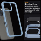 Spigen Crystal Hybrid, sierra blue - iPhone 16 Pro Max