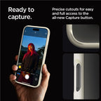 Spigen Crystal Hybrid, mute beige - iPhone 16 Pro Max