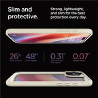 Spigen Crystal Hybrid, mute beige - iPhone 16 Pro Max