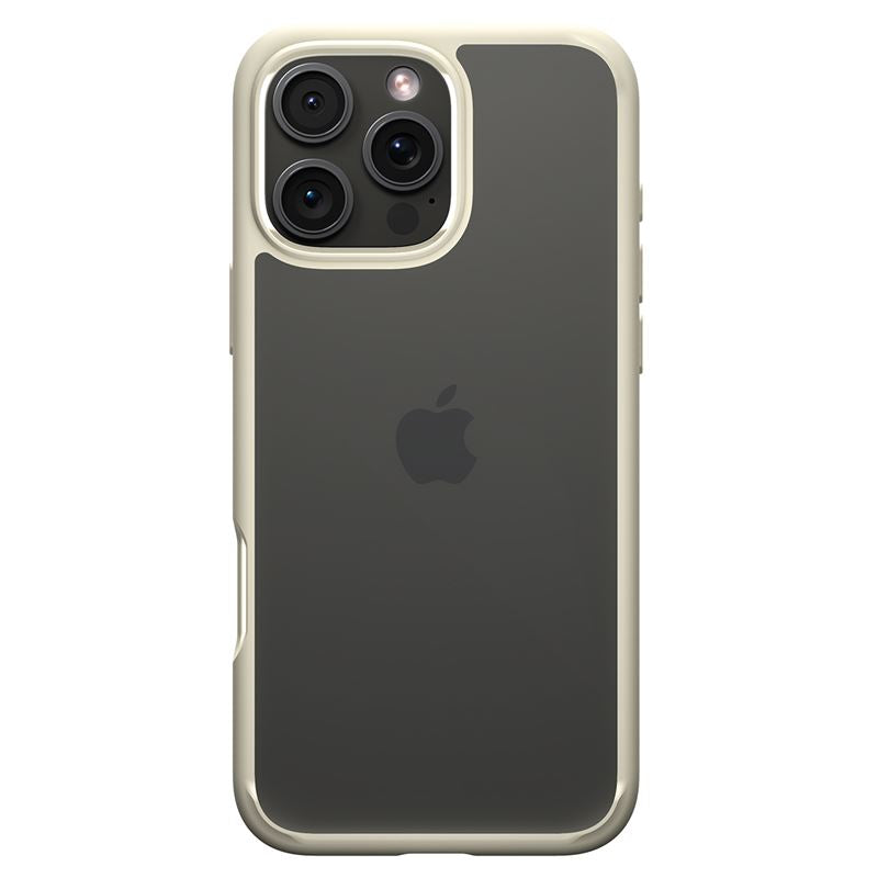 Spigen Crystal Hybrid, mute beige - iPhone 16 Pro Max