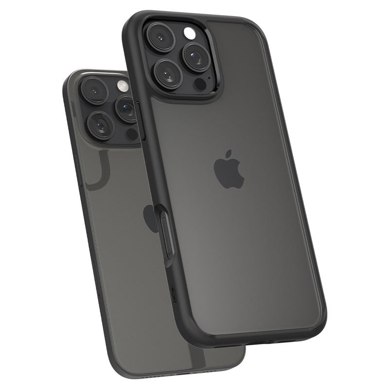 Spigen Crystal Hybrid, matte black - iPhone 16 Pro Max
