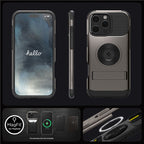 Spigen Slim Armor MagSafe, gunmetal - iPhone 16 Pro Max