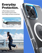 Spigen Caseology Capella MagSafe Kickstand, clear white silver - iPhone 16 Pro Max