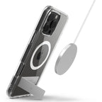 Spigen Caseology Capella MagSafe Kickstand, clear white silver - iPhone 16 Pro Max