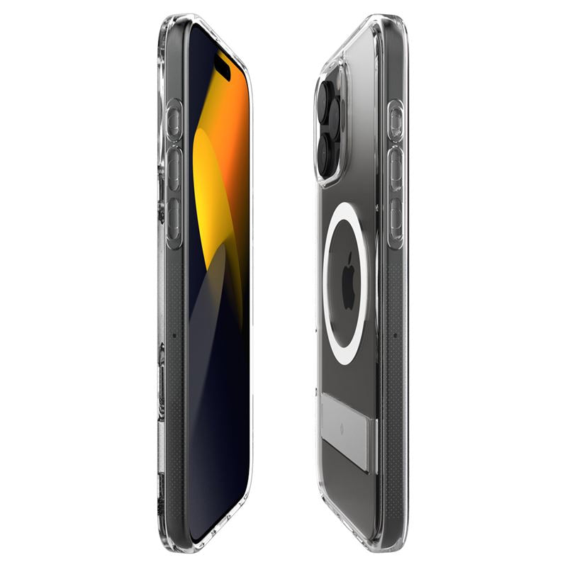 Spigen Caseology Capella MagSafe Kickstand, clear white silver - iPhone 16 Pro Max