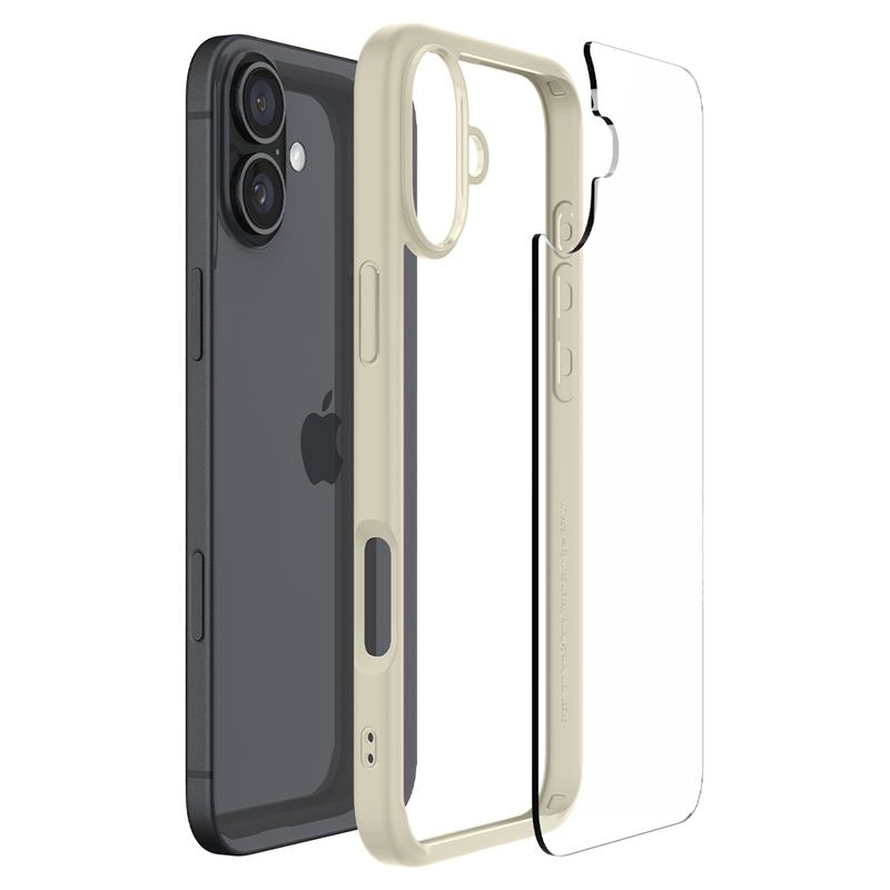 Spigen Ultra Hybrid, mute beige - iPhone 16 Plus