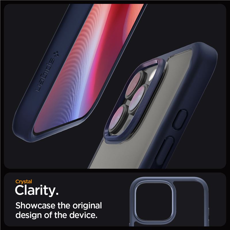Spigen Ultra Hybrid, navy blue - iPhone 16 Pro