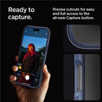 Spigen Ultra Hybrid, navy blue - iPhone 16 Pro