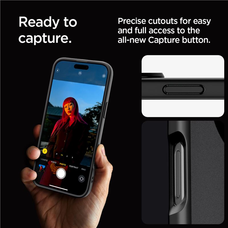 Spigen Ultra Hybrid MagSafe, frost black - iPhone 16 Pro