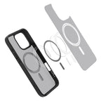 Spigen Ultra Hybrid MagSafe, frost black - iPhone 16 Pro