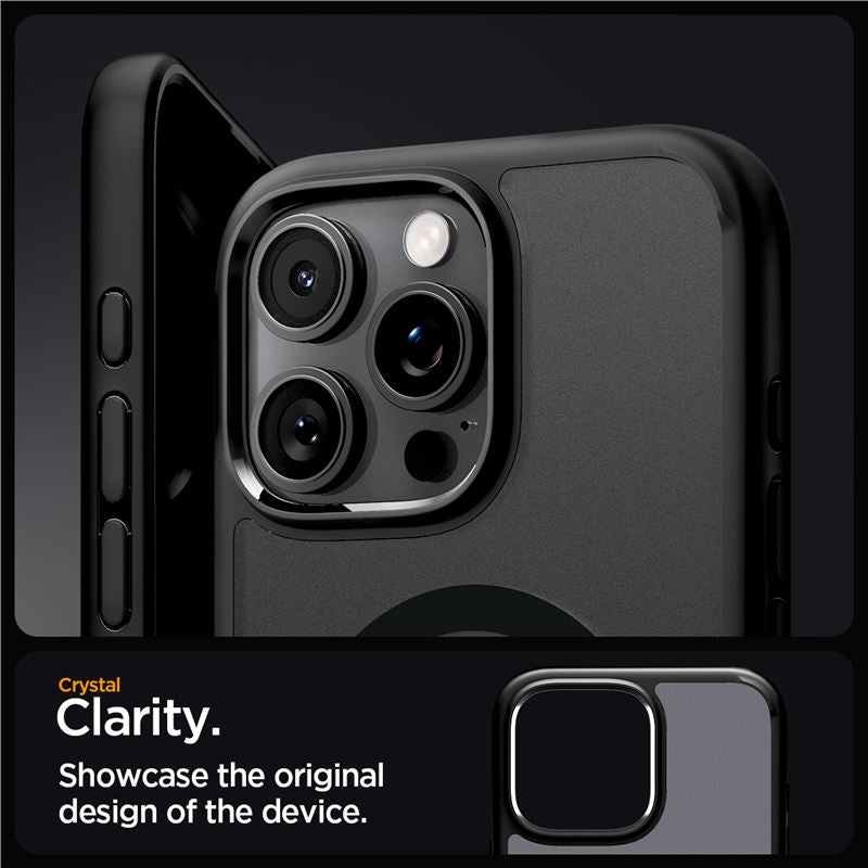 Spigen Ultra Hybrid MagSafe, frost black - iPhone 16 Pro