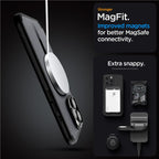 Spigen Ultra Hybrid MagSafe, frost black - iPhone 16 Pro