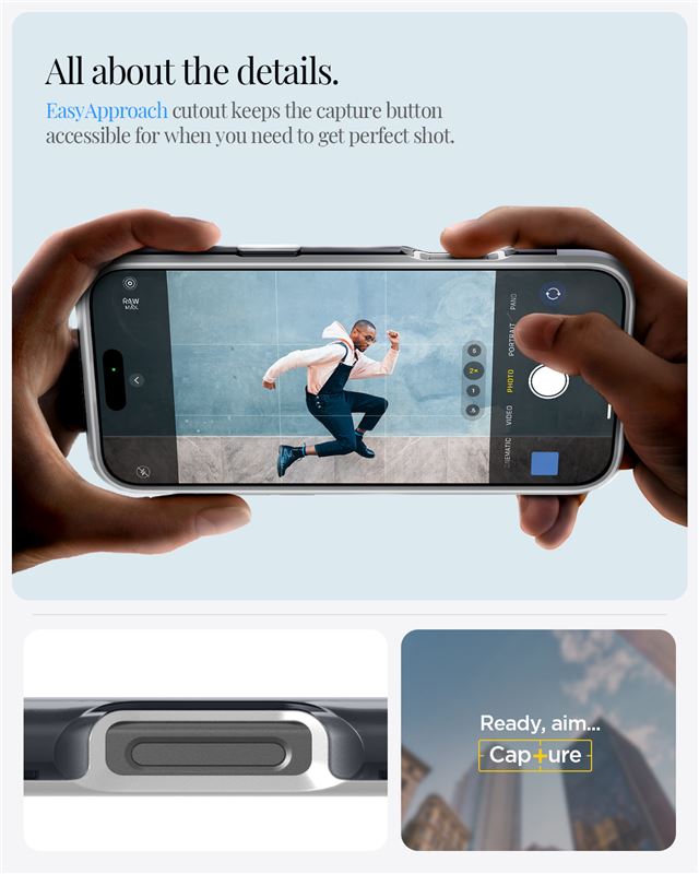 Spigen Classic C1 MagSafe, graphite - iPhone 16 Pro