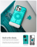 Spigen Classic C1 MagSafe, bondi blue - iPhone 16 Pro