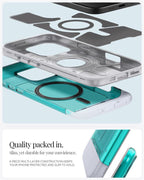 Spigen Classic C1 MagSafe, bondi blue - iPhone 16 Pro