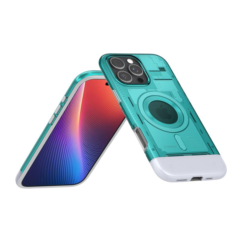 Spigen Classic C1 MagSafe, bondi blue - iPhone 16 Pro