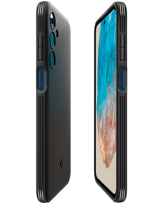 Spigen Essential Sand Blast, matte black - Samsung Galaxy M35 5G