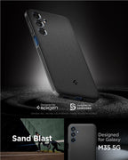 Spigen Essential Sand Blast, matte black - Samsung Galaxy M35 5G