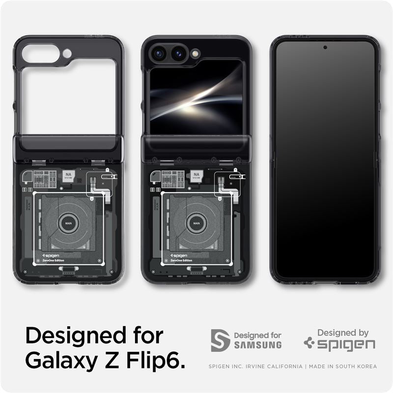 Spigen Ultra Hybrid Pro, zero one - Samsung Galaxy Z Flip6/7 FE