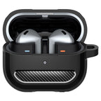 Spigen Rugged Armor, matte black - Samsung Galaxy Buds 3 Pro/3