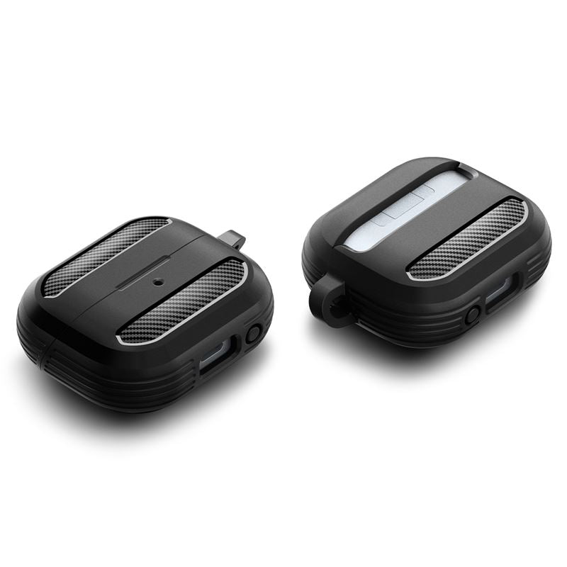 Spigen Rugged Armor, matte black - Samsung Galaxy Buds 3 Pro/3