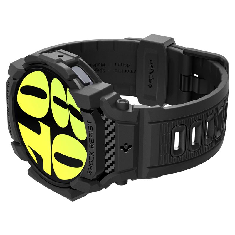 Spigen Rugged Armor Pro, matná čierna - Samsung Galaxy Watch7 (44mm)