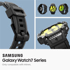 Spigen Rugged Armor Pro, matná čierna - Samsung Galaxy Watch7 (44mm)