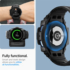 Spigen Rugged Armor Pro, matná čierna - Samsung Galaxy Watch7 (44mm)