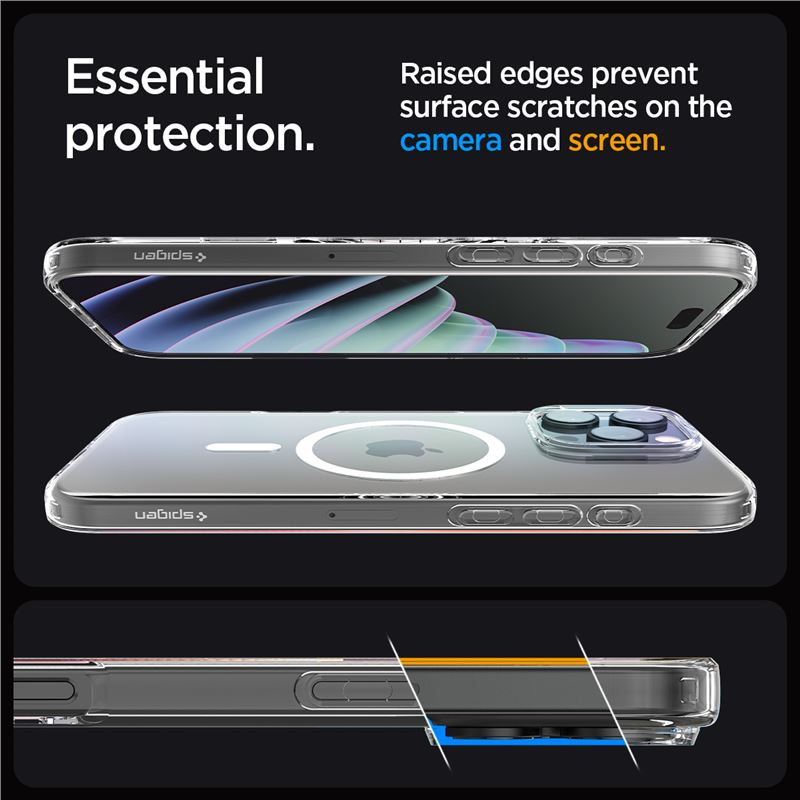 Spigen Crystal Flex MagSafe, krištáľovo čistý - iPhone 16 Pro