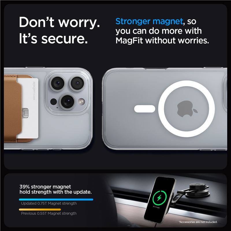 Spigen Crystal Flex MagSafe, krištáľovo čistý - iPhone 16 Pro