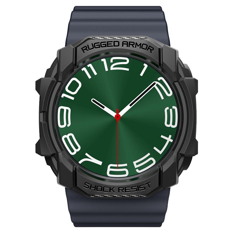 Spigen Rugged Armor, matte black - Samsung Galaxy Watch Ultra