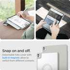 Spigen Air Skin Pro Onetap, gray - iPad Pro 13" (2025/2024)