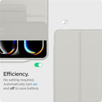 Spigen Air Skin Pro Onetap, gray - iPad Pro 13" (2025/2024)