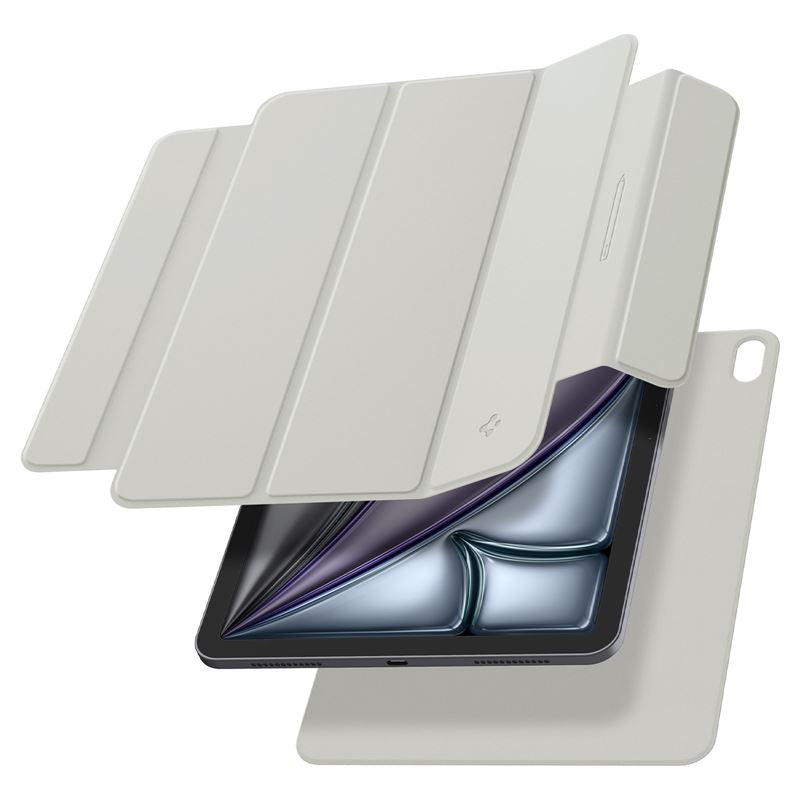 Spigen Air Skin Folio OneTap, gray - iPad Air 13" 2024/2025/2026