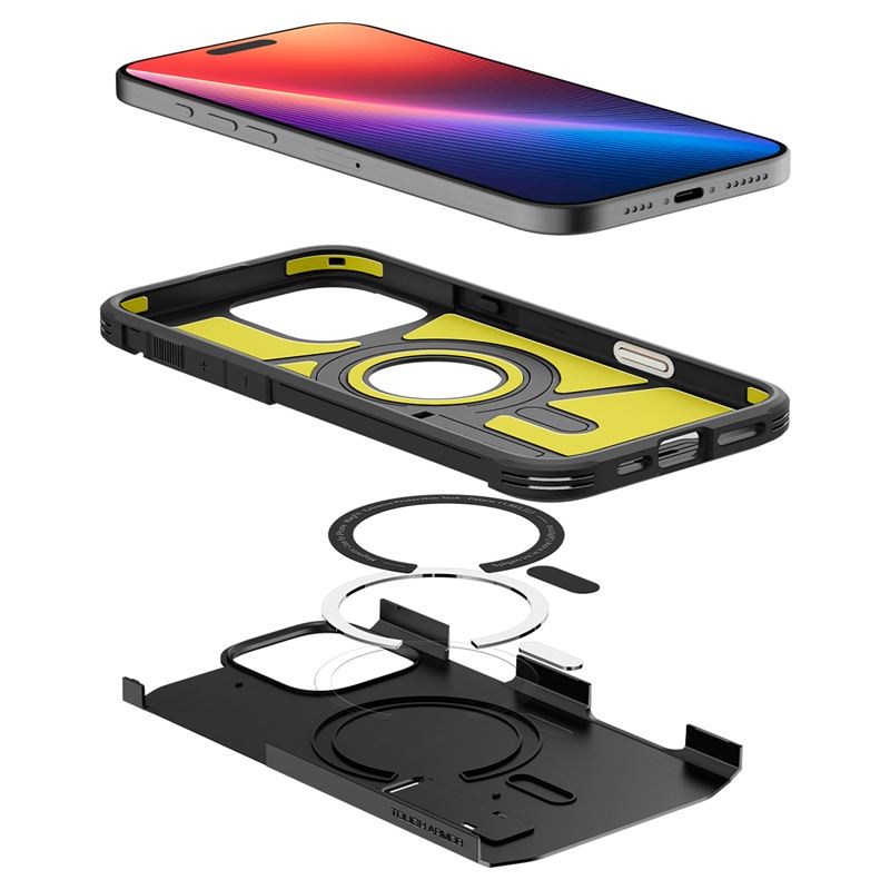 Spigen Tough Armor T MagSafe, čierny - iPhone 16 Pro Max