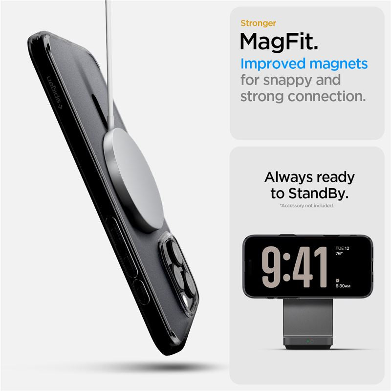 Spigen Ultra Hybrid T MagSafe, frost black - iPhone 16 Pro Max