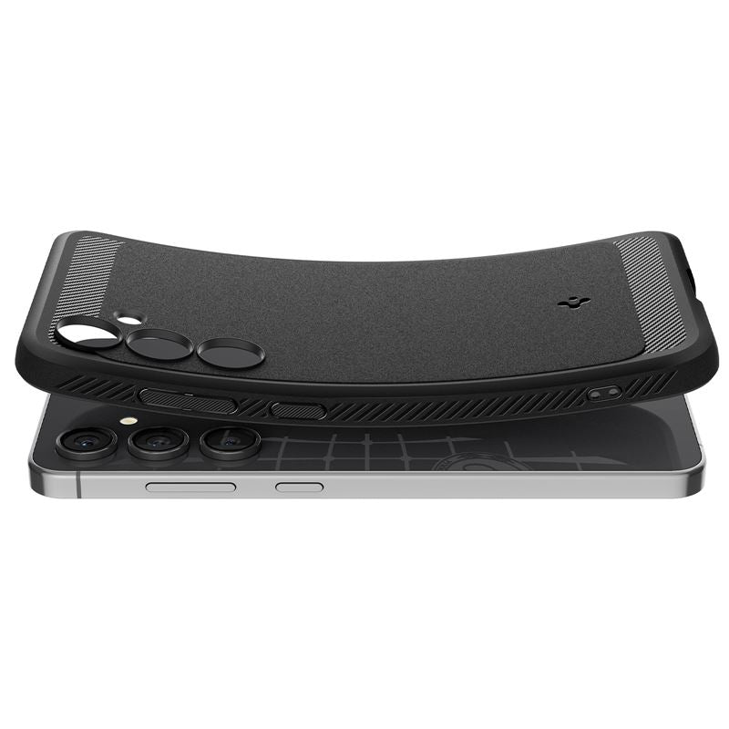 Spigen Rugged Armor, matte black - Samsung Galaxy S24 FE