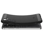 Spigen Rugged Armor, matte black - Samsung Galaxy S24 FE