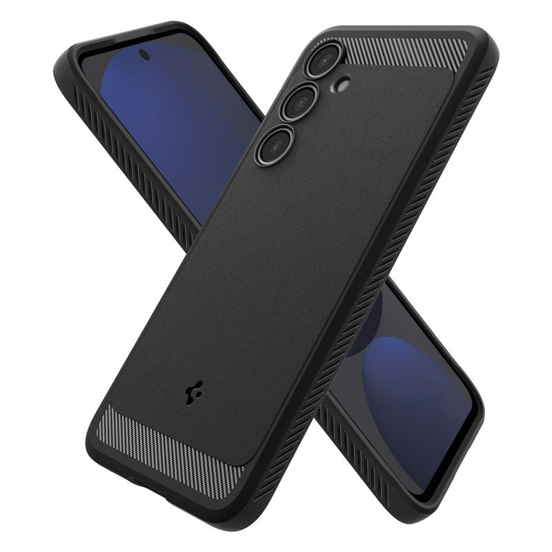 Spigen Rugged Armor, matte black - Samsung Galaxy S24 FE