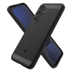 Spigen Rugged Armor, matte black - Samsung Galaxy S24 FE