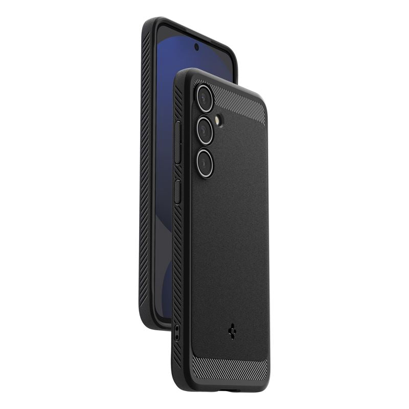 Spigen Rugged Armor, matte black - Samsung Galaxy S24 FE